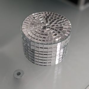 Beautiful silver jewelry box